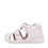 Sandale Biomecanics fete, piele naturala, talpa flexibila, protectie degete, Biogateo Casual, alb cu imprimeu_262107-B050-21_Pebebe