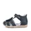 Sandale D.D. Step, Baieti, piele naturala, talpa flexibila, Bleumarin, hipopotam_G075-61516A-21_Pebebe