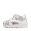 Sandale fete, cu supinatie, piele naturala, ajustare cu doua barete, alb, Ponte20_DA05-6-1808C-22_Pebebe