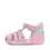Sandale fete cu barete si ajustare cu 2 scaiuri, piele naturala, talpa flexibila, roz deschis, D.D.Step_G111-61400B-21_Pebebe