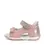 Sandale fete cu varf deschis, piele naturala, talpa flexibila, roz deschis, D.D. Step_G111-61179C-21_Pebebe