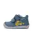 Pantofi D.D. Step Barefoot, baieti, piele naturala, primii pasi, albastru, design excavator_S070-62964B-20_Pebebe
