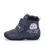 Ghete D.D Step copii, piele naturala, talpa flexibila, imblanite, bleumarin, model cu meduza_W015-62772B-19_Pebebe