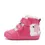 Ghete D.D.Step fete, piele naturala, imblanite, fuchsia, model cu Urs polar_W066-62479F-20_Pebebe