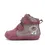 Ghete D.D Step fete, Barefoot, piele naturala, captuseala din blana, roz cu gri, emblema cu norisor_W070-62495C-20_Pebebe