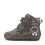 Ghete D.D Step baieti, Barefoot, piele naturala, captuseala din blana, maro inchis, emblema cu norisor_W070-62495A-20_Pebebe