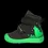 Ghete D.D Step baieti, piele naturala, talpa si design fluorescente, imblanite, olive_W082-62555-20_Pebebe