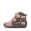 Ghete D.D Step copii, Barefoot, piele naturala, captuseala din blana, maro, emblema cu norisor_W070-62495F-20_Pebebe