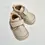 Ghete barefoot pentru copii, primii pasi, piele naturala, captuseala din blana, talpa flexibila, bej, Smiley_RO-600-8-22_Pebebe