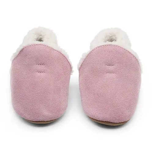 Botoșei de interior din piele întoarsă roz- SLIP05-36-48-Dotty Fish Botoșei de interior din piele întoarsă roz- SLIP05-36-48-Dotty Fish