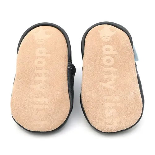 Pantofi din piele moale cu design cu racheta- BS0018-0-6-Dotty Fish Pantofi din piele moale cu design cu racheta- BS0018-0-6-Dotty Fish