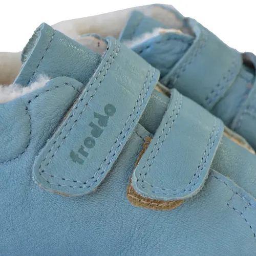 Ghete imblanite copii din piele cu blanita, flexibili si usori, albastru, Froddo- G1130013-3-24-Froddo