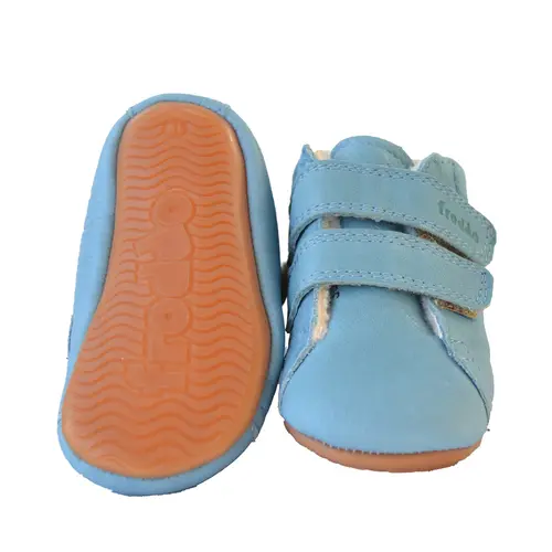 Ghete imblanite copii din piele cu blanita, flexibili si usori, albastru, Froddo- G1130013-3-24-Froddo
