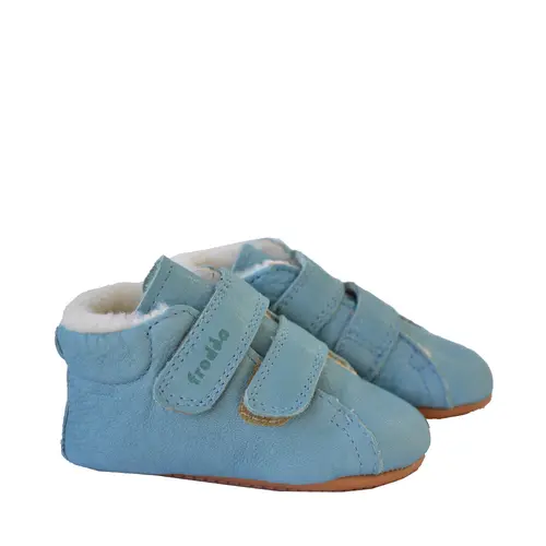 Ghete imblanite copii din piele cu blanita, flexibili si usori, albastru, Froddo- G1130013-3-24-Froddo