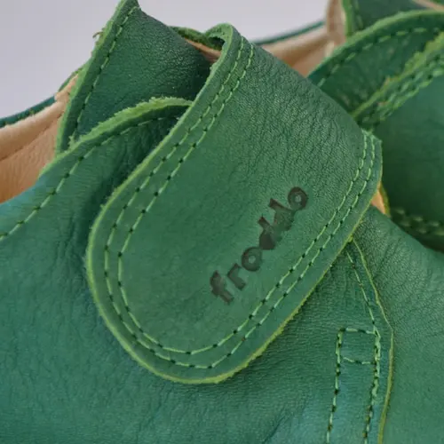 Pantofi primii pași din piele, flexibili și ușori, Froddo, verde- G1130005-7-24-Froddo