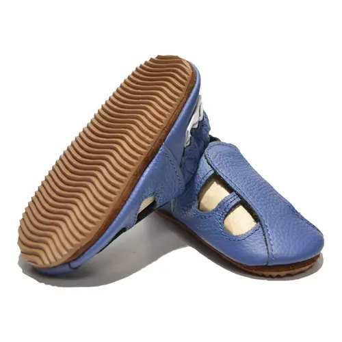 Sandale din piele moale, albastre LUY- PL008-albastru-29-By Pebebe Sandale din piele moale, albastre LUY- PL008-albastru-29-By Pebebe