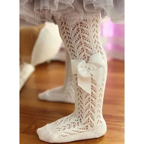 Dres bumbac crosetat cu funda, alb, Condor- 2.530/1-3-200-Condor