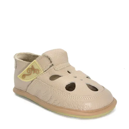 Sandale Barefoot copii Coco, bej, Magical Shoes- CO18B-24-Magical Shoes