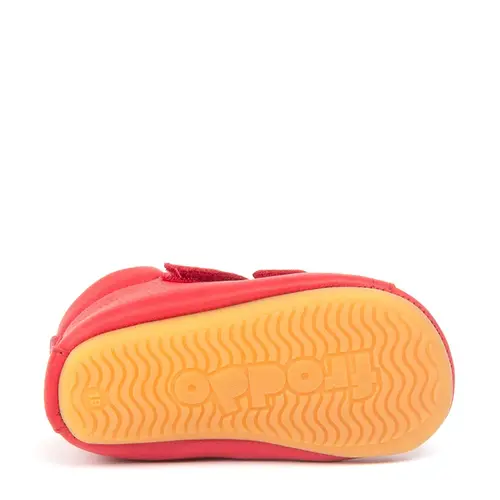 Ghete imblanite copii din piele cu blanita, flexibili si usori, rosu, Froddo- G1130013-6-24-Froddo