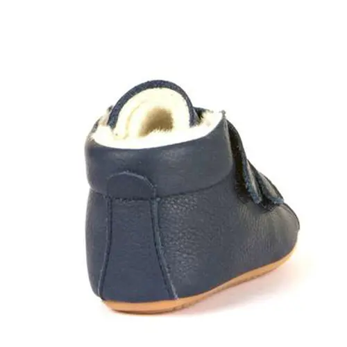 Ghete imblanite copii din piele cu blanita, flexibili si usori, bleumarin, Froddo- G1130013-2-24-Froddo