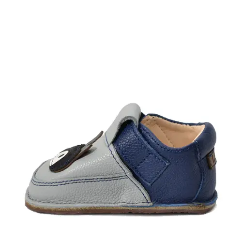 Pantofi primii pasi din piele naturala pentru copii, barefoot, talpa flexibila, model cu raton- RO-16-2-23-By Pebebe Pantofi primii pasi din piele naturala pentru copii, barefoot, talpa flexibila, model cu raton- RO-16-2-23-By Pebebe