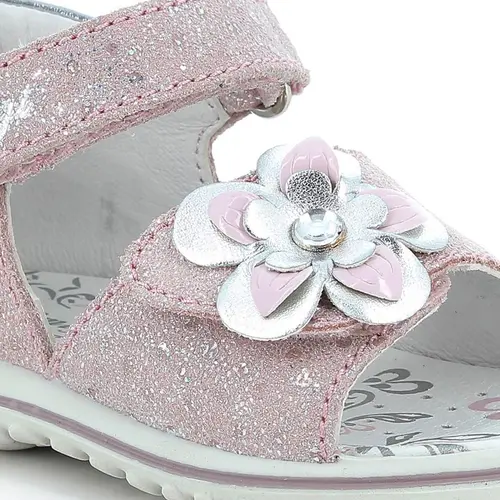 Sandale fete, cu scai primii pasi, roz/argintiu, Primigi- 7375600-21-Primigi
