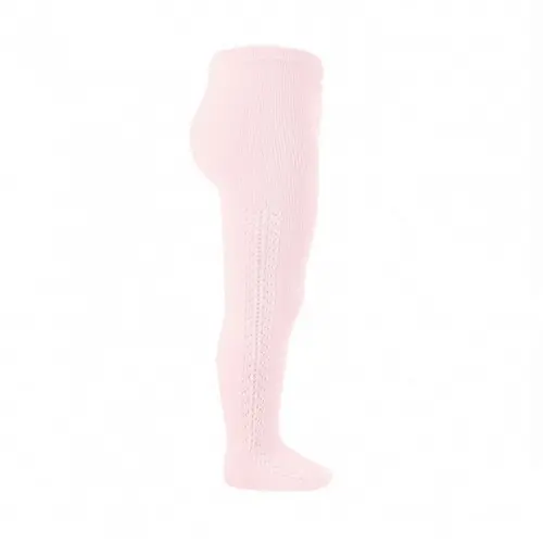 Dres din bumbac cu model lateral crosetat, roz, Condor- 2.591/1-1-500-Condor Dres din bumbac cu model lateral crosetat, roz, Condor- 2.591/1-1-500-Condor