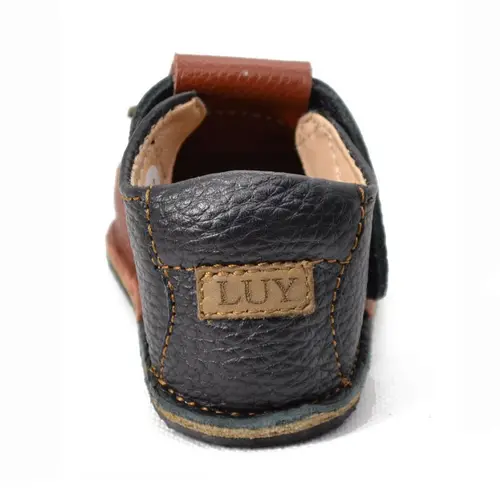 Pantofi barefoot copii, primii pasi, piele naturala, talpa flexibila, leu- RO-16-3-23-By Pebebe Pantofi barefoot copii, primii pasi, piele naturala, talpa flexibila, leu- RO-16-3-23-By Pebebe