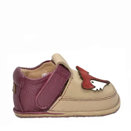 Pantofi barefoot, primii pasi, copii, piele naturala, talpa flexibila, vulpe- RO-16-6-24-By Pebebe Pantofi barefoot, primii pasi, copii, piele naturala, talpa flexibila, vulpe- RO-16-6-24-By Pebebe
