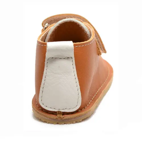 Pantofi din piele naturala pentru copii, talpa cauciuc, scai, Bubu, camel- RO-110-crem-maro-23-By Pebebe Pantofi din piele naturala pentru copii, talpa cauciuc, scai, Bubu, camel- RO-110-crem-maro-23-By Pebebe