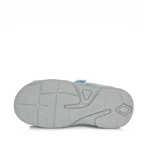 Sandale din piele naturala primii pași, D.D.Step, albastru- AC64-213BT-25-D.D. Step