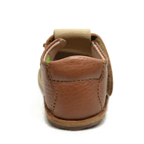 Sandale copii Barefoot primi pasi, talpă flexibilă de cauciuc, perforatii  laterale, urs, bej- RO-20-2-23-By Pebebe Sandale copii Barefoot primi pasi, talpă flexibilă de cauciuc, perforatii  laterale, urs, bej- RO-20-2-23-By Pebebe