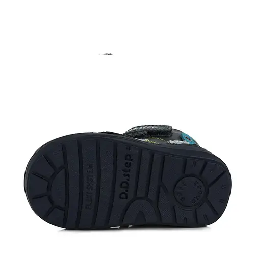 Ghete din piele naturala, primii pași, D.D.Step, Bleumarin - W071-357BM-31-