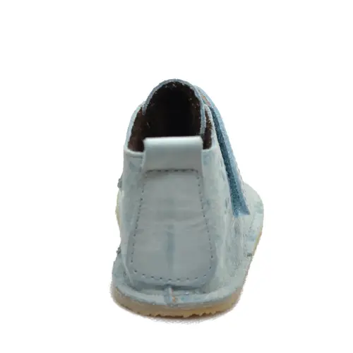 Ghete primii pasi, captuseala textila, talpa felxibila, bleu- RO-112-3-23-By Pebebe