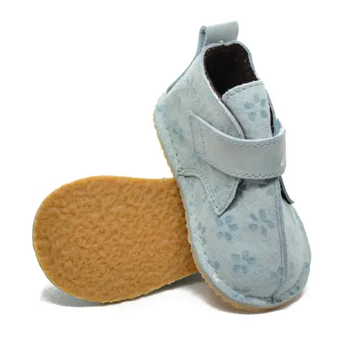 Ghete primii pasi, captuseala textila, talpa felxibila, bleu- RO-112-3-23-By Pebebe