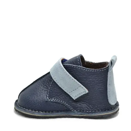Ghete primii pasi, captuseala textila, talpa felxibila, bleumarin- RO-112-4-23-By Pebebe