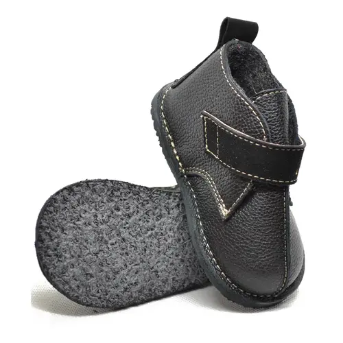 Ghete primii pasi, captuseala textila, talpa felxibila, negru - RO-112-8-23-