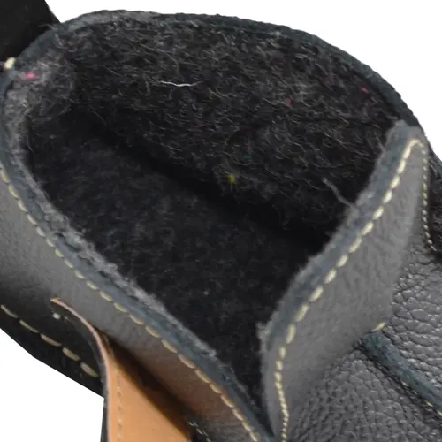 Ghete primii pasi, captuseala textila, talpa felxibila, negru - RO-112-8-23-