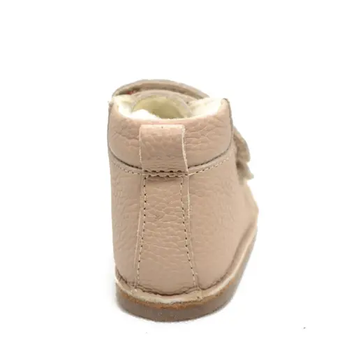 Ghete primii pasi, piele naturala, captuseala din blanita, talpa felxibila, cappuccino - RO-22-1-23- Ghete primii pasi, piele naturala, captuseala din blanita, talpa felxibila, cappuccino - RO-22-1-23-