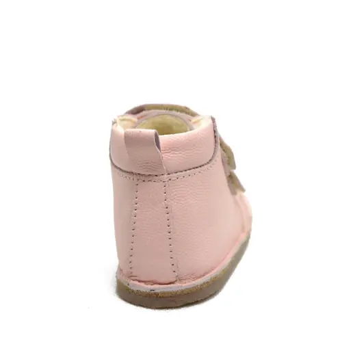 Ghete primii pasi, piele naturala, captuseala din blanita, talpa felxibila, roz deschis- RO-22-10-23-By Pebebe Ghete primii pasi, piele naturala, captuseala din blanita, talpa felxibila, roz deschis- RO-22-10-23-By Pebebe