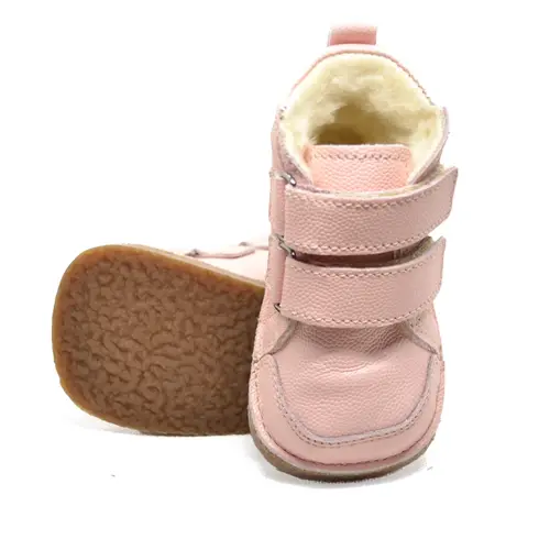 Ghete primii pasi, piele naturala, captuseala din blanita, talpa felxibila, roz deschis- RO-22-10-23-By Pebebe Ghete primii pasi, piele naturala, captuseala din blanita, talpa felxibila, roz deschis- RO-22-10-23-By Pebebe