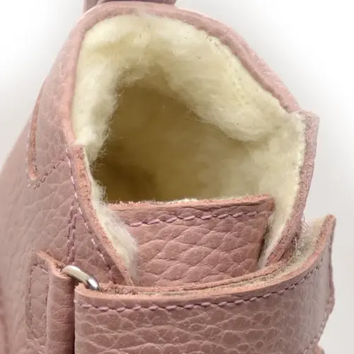 Ghete primii pasi, piele naturala, captuseala din blanita, talpa felxibila, roz prafuit- RO-22-3-23-By Pebebe Ghete primii pasi, piele naturala, captuseala din blanita, talpa felxibila, roz prafuit- RO-22-3-23-By Pebebe