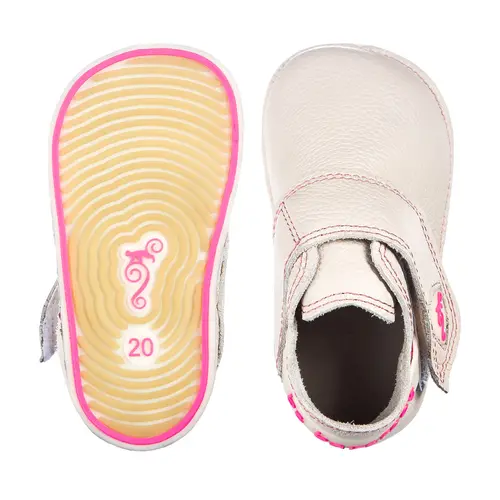 Pantofi din piele, barefoot, pentru primii pasi, Magical Shoes, BALOO, bej- BA01-23-Magical Shoes Pantofi din piele, barefoot, pentru primii pasi, Magical Shoes, BALOO, bej- BA01-23-Magical Shoes