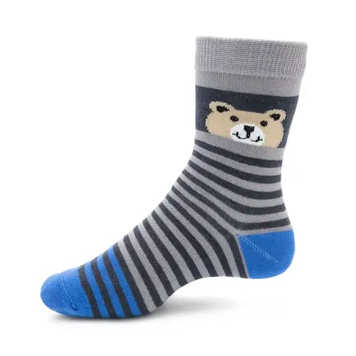 Sosete set 5 perechi, bumbac si elastan, baieti, modele asortate cu dungi- 326-5-7-23-27-CISEROM