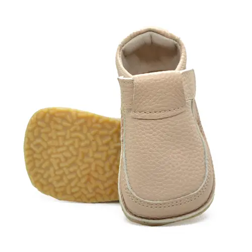 Pantofi din piele moale cu talpa flexibila si captuseala, cappuccino- RO-15-8-24-By Pebebe Pantofi din piele moale cu talpa flexibila si captuseala, cappuccino- RO-15-8-24-By Pebebe