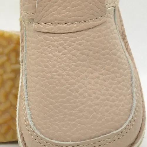 Pantofi din piele moale cu talpa flexibila si captuseala, cappuccino- RO-15-8-24-By Pebebe Pantofi din piele moale cu talpa flexibila si captuseala, cappuccino- RO-15-8-24-By Pebebe
