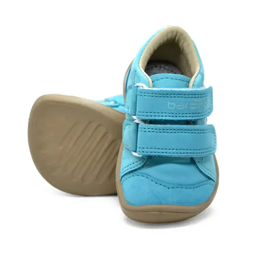 Pantofi din piele naturala, talpla flexibila, albastru, fluturi, Bar3foot- 5907813974298-Bar3foot Pantofi din piele naturala, talpla flexibila, albastru, fluturi, Bar3foot- 5907813974298-Bar3foot