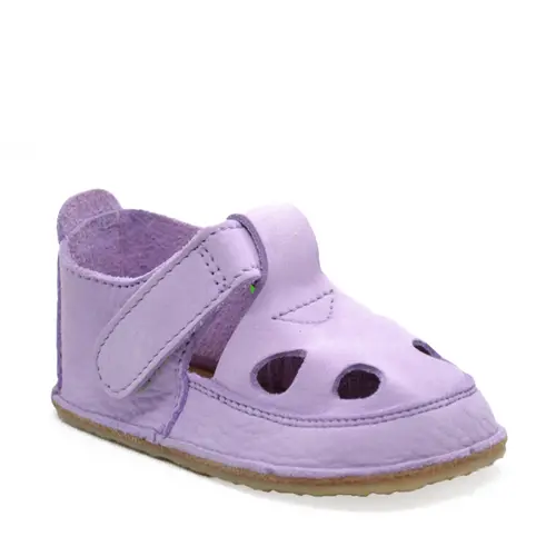 Sandale copii cu scai și talpă flexibilă de cauciuc, mov- RO-001-mov-21-By Pebebe