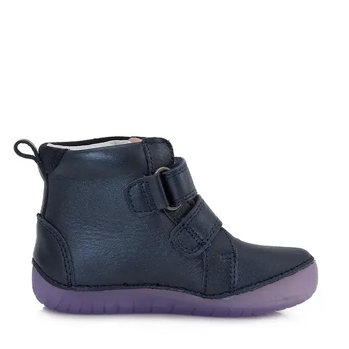 Ghete din piele naturala, bleumarin sidef, flori, D.D.Step- A050-339M-30-D.D. Step Ghete din piele naturala, bleumarin sidef, flori, D.D.Step- A050-339M-30-D.D. Step
