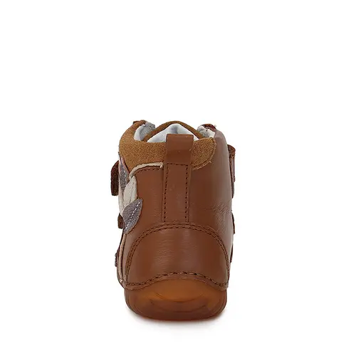 Ghete din piele naturala, maro, flori, D.D.Step- A050-339BM-30-D.D. Step Ghete din piele naturala, maro, flori, D.D.Step- A050-339BM-30-D.D. Step